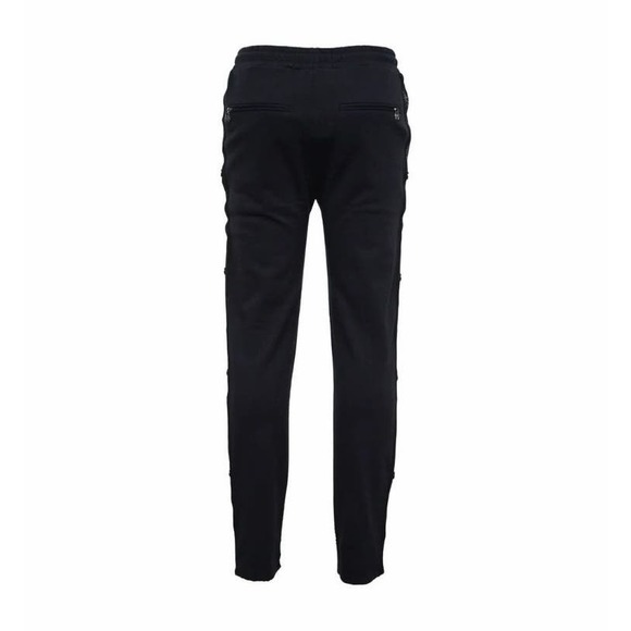 Homme + Femme Men's Slim Fit Track Jogger Sweatpants Joggers For Men Black White - Picture 8 of 13